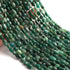 1 Long Strand Emerald Smooth Oval Briolettes -Semi Precious Gemstone Smooth Briolettes Beads -5mmx5mm-11mmx6mm - 12 Inches BR01787