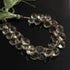 1 Strand Green Amethyst Faceted Heart Shape Briolettes  9mm-11mm 7 Inches BR1509