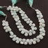 1 Strand Amazonite Faceted Briolettes-  Heart  Shape Beads- 3mmx4mm-2mmx3mm 8-Inches BR693