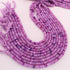 1  Strand  Lavender Opal  Smooth Heishi Rondelles Beads - Wheel Shape Gemstone Spacer Beads - 6mm -  12.5 Inches BR03372
