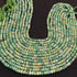 1 Long Strand Green Opal Smooth Rondelles - Green Opal Roundel Beads 6mm 13.5 Inches BR0225