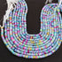 1  Strand  Multi Opal  Smooth Heishi Rondelles Beads - Wheel Shape Gemstone Spacer Beads - 6mm -  13 Inches BR03375