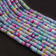 1  Strand  Multi Opal  Smooth Heishi Rondelles Beads - Wheel Shape Gemstone Spacer Beads - 6mm -  13 Inches BR03375 - Tucson Beads