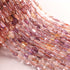 1 Long Strand Ametrine Smooth Oval Briolettes -Semi Precious Gemstone Smooth Briolettes Beads -6mmx6mm-12mmx6mm - 12.5 Inches BR01739