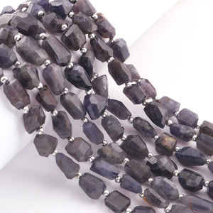 1 Strand Sodalite Faceted Fancy Tumble Beads - Sodalite Gemstone Beads 9mmx8mm- 18mmx11mm 10 Inches BR03406 - Tucson Beads