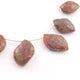 1 Strand Unakite Faceted Briolettes -  Fancy Shape Briolettes -17mmx12mm-26mmx16mm -9 Inches BR03395 - Tucson Beads