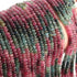 1  Long Strand Multi Tourmaline  Smooth Roundelles - Beads - Gemstone Rondelles Beads 3mm- 4mm-15 Inches BR03295