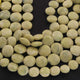 1 Strand  Yellow Opal Briolettes -Coin Shape Faceted Beads -12mm-18mm- 10 inch BR03398 - Tucson Beads