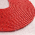 1 Long Strand AAA Natural Italian Coral Smooth Drum Beads -Original Red Orange Coral Gemstone Barrel Beads - 3mm-6mm - 17.5 Inches -BR03127