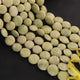 1 Strand  Yellow Opal Briolettes -Coin Shape Faceted Beads -12mm-18mm- 10 inch BR03398 - Tucson Beads