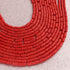 1 Long Strand AAA Natural Italian Coral Smooth Tube Beads -Original Red Orange Coral Gemstone Cylinder Beads - 4mm-8mm - 17.5 Inches -BR03121
