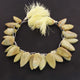 1 Strand Shaded Yellow Opal Faceted Briolettes -Fancy Shape Briolettes - 11mmx8mm- 18mmx10mm 10 Inches BR03410 - Tucson Beads