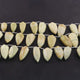 1 Strand Shaded Yellow Opal Faceted Briolettes -Fancy Shape Briolettes - 11mmx8mm- 18mmx10mm 10 Inches BR03410 - Tucson Beads