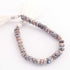 1 Strand Shaded Grey Silverite Faceted Briolettes - Roundels Beads 7mm-8mm 6 Inches BR706