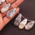 1 Strand Dandrite Opal Faceted Briolettes - Pear Shape Briolettes  27mmx14mm -33mmx15mm- 8.5 Inches BR242