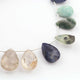 1 Strand Mix Stone Faceted Briolettes - Pear Shape Briolettes  18mmx10mm -20mmx15mm- 9 Inches BR2425 - Tucson Beads