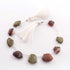 1 Long Strand Multi Jesper Faceted Briolettes -Assorted Shape Mix Stone Briolettes - 10mmx9mm-15mmx12mm-9 Inches BR2890
