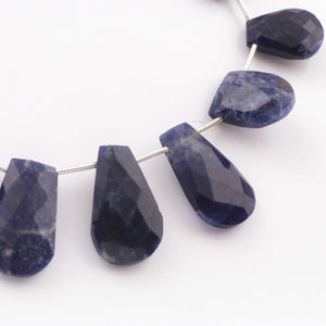 1 Strand Lapis  Faceted Briolettes - Fancy Shape Briolettes  11mmx8mm -23mmx13mm- 9 Inches BR1294 - Tucson Beads