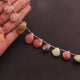 1 Strand Mix Stone  Briolettes Faceted  Fancy shape Beads 16mmx12mm-22mmx14mm-  9.5 Inches BR4282 - Tucson Beads