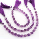 1  Strand  Amethyst Faceted Beads Assorted Shape Briolettes  9mmx14mm-7mmx8mm 8 Inches BR03480 - Tucson Beads