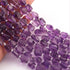 1  Strand  Amethyst Faceted Beads Assorted Shape Briolettes  9mmx14mm-7mmx8mm 8 Inches BR03480