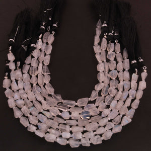 1  Strand White Rainbow Faceted Beads Assorted Shape Briolettes  6mmx7mm-7mmx17mm 8 Inches BR03472 - Tucson Beads