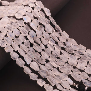 1  Strand White Rainbow Faceted Beads Assorted Shape Briolettes  6mmx7mm-7mmx17mm 8 Inches BR03472 - Tucson Beads