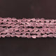 1  Strand Rose Quartz Assorted Shape Briolettes  7mmx14mm-6mmx9mm 8 Inches BR03470 - Tucson Beads