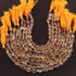 1  Strand Citrine Faceted Beads Assorted Shape Briolettes  6mmx12mm-7mmx8mm 8 Inches BR03473