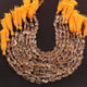 1  Strand Citrine Faceted Beads Assorted Shape Briolettes  6mmx12mm-7mmx8mm 8 Inches BR03473 - Tucson Beads