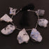 1 Strand White Labradorite Smooth Briolettes - Fancy Shape  Briolettes -24mmx30mm- 32mmx46mm -9 Inches BR01509