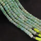 1 Strand Green Opal Smooth Cube Briolettes - Box Shape Gemstone Beads 5mm-7mm- 8 Inches BR03386 - Tucson Beads