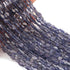 1 Strand Iolite Faceted Dholki Shape Briolettes  -Semi Precious Briolettes Beads 8mmx5mm-5mmx3mm -12.5 Inches BR03880