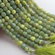 1 Strand Green Opal Faceted Cube Briolettes - Box Shape Gemstone Beads 6mm-7mm- 8 Inches BR03433 - Tucson Beads