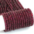 1  Strand Natural Rhodolite Garnet Smooth Rondelles Gemstone Beads- -3mm -4mm 16 Inches BR03872