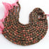 1 Strand Unakite Faceted Cube Shape Briolettes - Box Shape Gemstone Briolettes 5mm-7mm 8 Inches BR03430