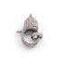 1  PC Antique Finish Pave Diamond Lobsters Over 925 Sterling Silver - Double Sided Diamond Clasp 25mmx13mm LB263