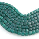 1  Strand Green Onyx Faceted  Briolettes - Cube Shape  Briolettes -6mmx7mm - 8mmx8mm- 8 Inches BR03421 - Tucson Beads