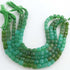 1 Strand Chrysoprase Faceted Cube Box Shape Beads -Cube Gemstone Beads, Fine Quality Briolettes 5mm-8mm -8 Inches BR03479