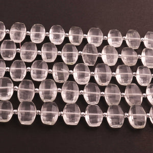 1 Strand Crystal  Faceted Fancy Shape Beads, Straight Drill Crystal Fancy Beads,  Faceted  Briolettes 13mmx15mm - 10 Inches BR03454 - Tucson Beads
