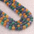 1  Long Strand Amazing Multi Color Opal Smooth  Beads - Mix Stone Opal Gemstone Beads- 5-6mm-18 Inches BR03137