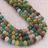 1  Long Strand Amazing Multi Color Opal Smooth Rondelles  Shape Beads - Mix Stone Opal Gemstone Beads 6-9mm 18 Inches BR03138