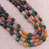1  Long Strand Amazing Multi color Opal Smooth Oval  Shape Beads - Mix Stone Opal Gemstone Beads 8-10mm 17 Inches BR03144