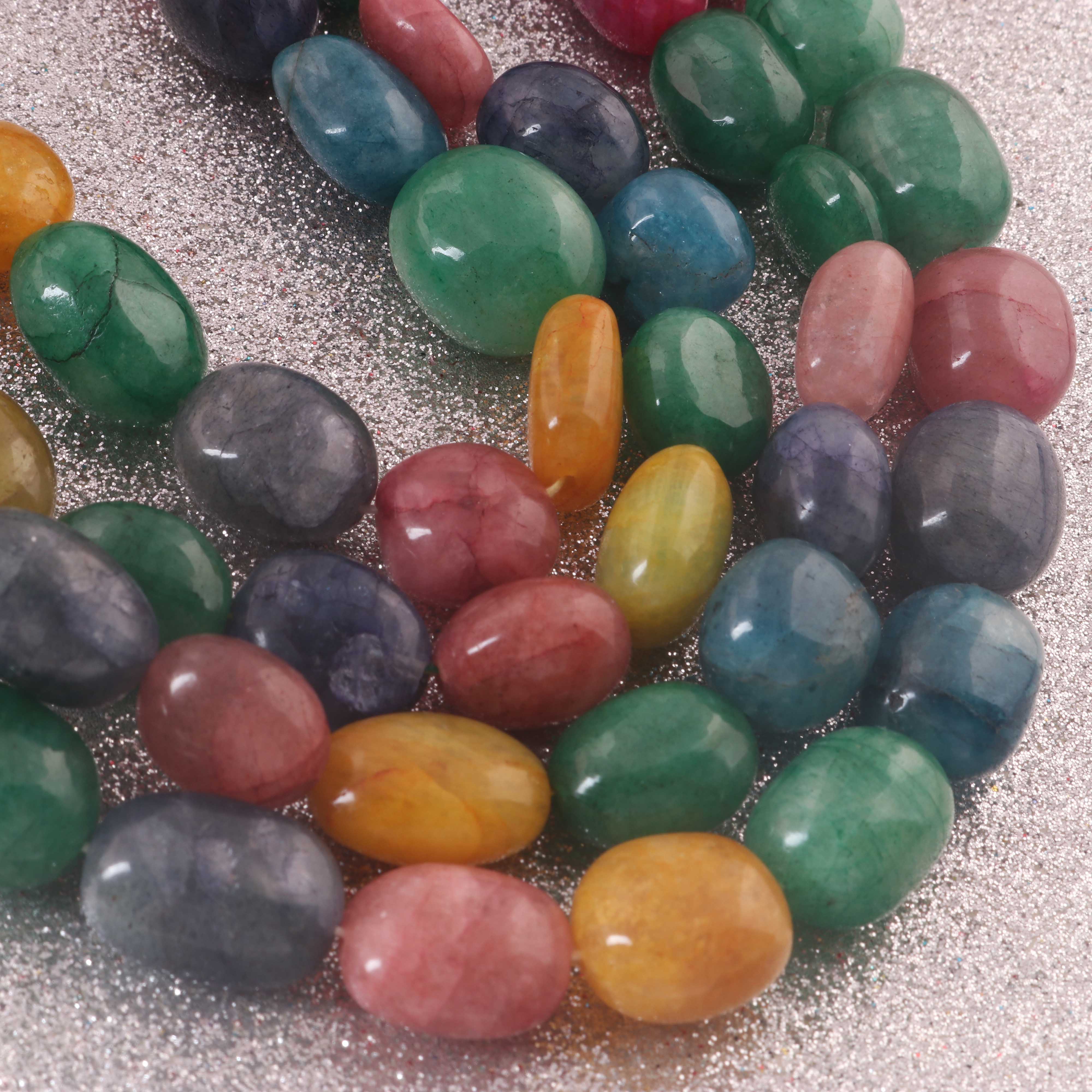 Genuine Amazing Multicolor Mix Gem Drilled Beads Strand