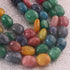 1  Long Strand Amazing Multi color Opal Smooth Oval Tumble Shape Beads - Mix stone Opal Gemstone Beads 12-17 mm 19 Inches BR03156