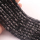 1 Long Strand Black Onyx Faceted Cube Shape Briolettes - Black Onyx Briolettes - 8mm- 7mm-8  Inches BR03159 - Tucson Beads
