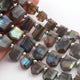1 Strand Labradorite  Faceted  Briolettes  - Pentagon Shape Briolettes - 8mmx12mm-11mmx16mm - 8 Inches BR02111 - Tucson Beads