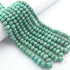 1 Strand Amazonite Faceted Gemstone Rondelles Beads- 7mm-11mm BR03896