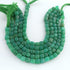 1  Strand Chrysoprase Faceted Briolettes-Cube Shape Briolettes -6mmx6mm-7mmx8mm -8 Inches BR03468