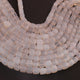 1 Strand White Moonstone  Faceted Cube Briolettes - Box shape Beads 6mm-7mm -8 Inches BR03162 - Tucson Beads